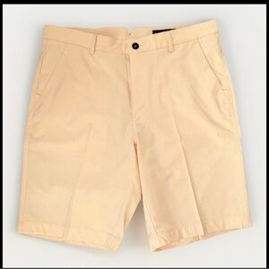 Dunning Everbest Golf Chino Shorts Men's Size 34 Stretch Peach Preppy 10" Inseam